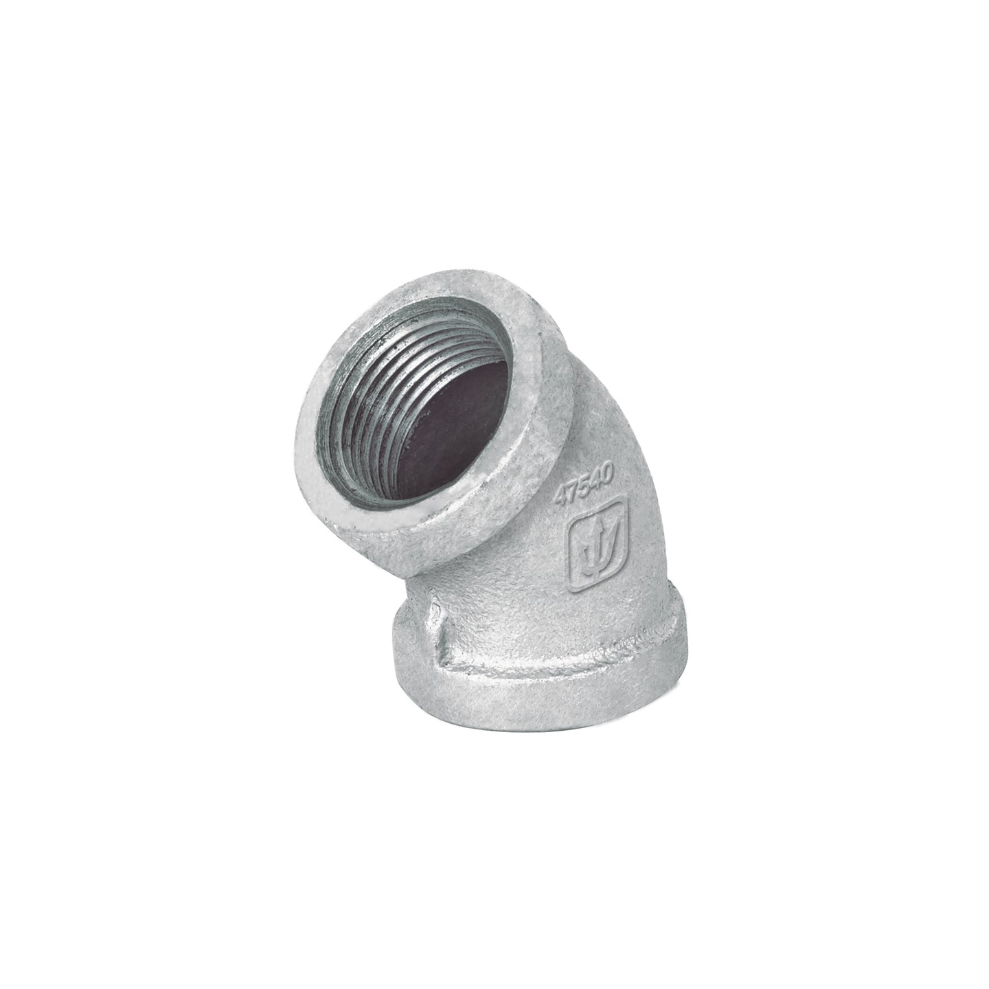CG-862 Codo 45° acero galvanizado de 3/4", FOSET