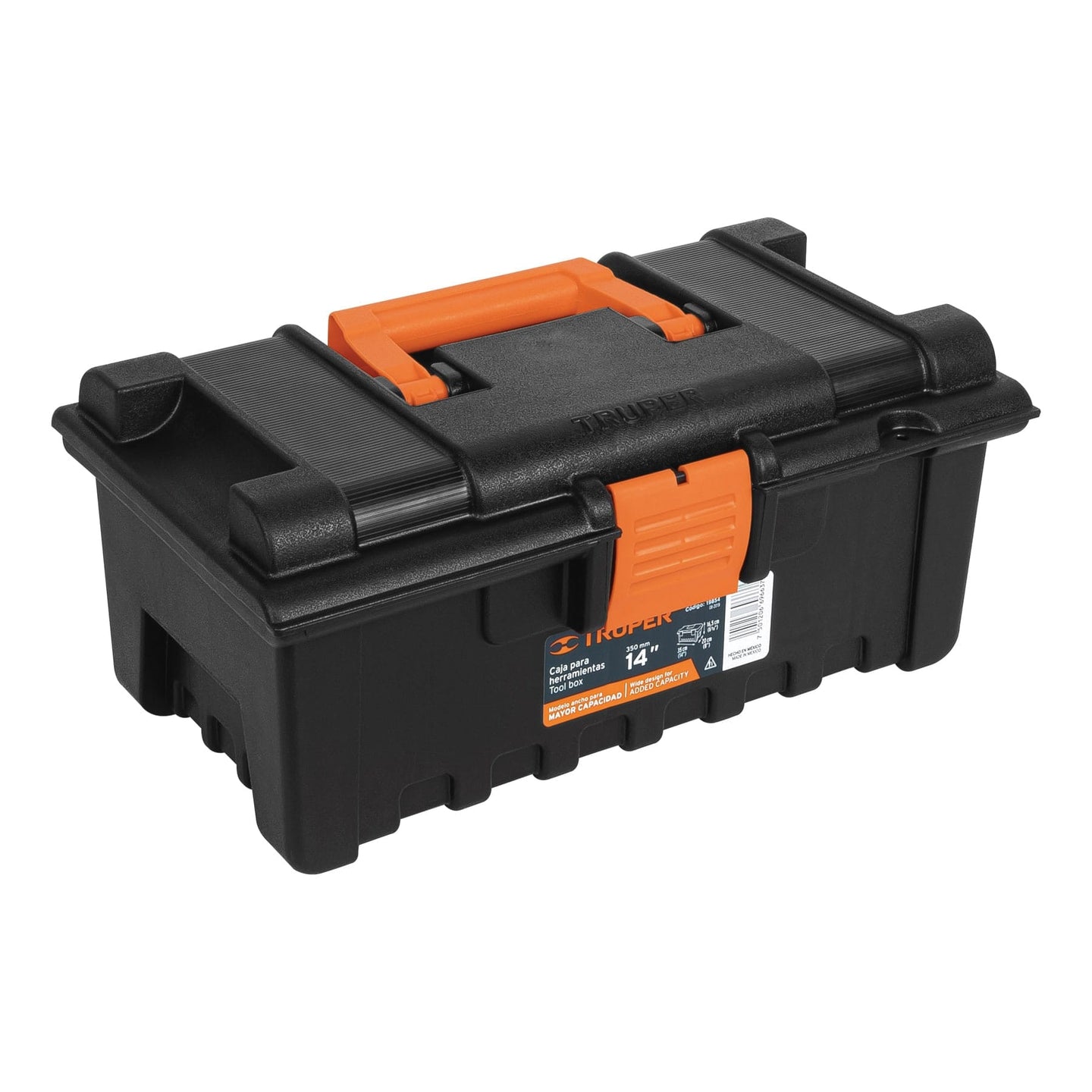 CHA-14N Caja para herramienta de 14" sin compartimentos, TRUPER