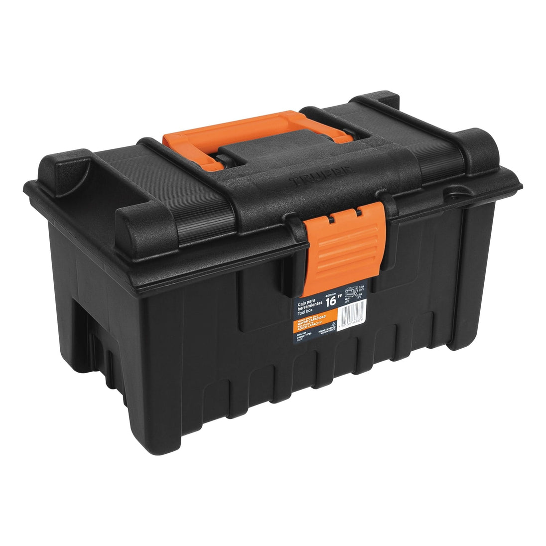 CHA-16N Caja para herramienta de 16" sin compartimentos, TRUPER