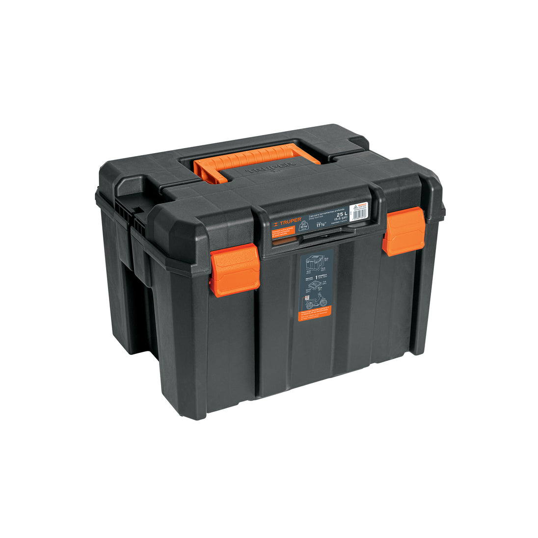 CHA-1712 Caja para herramienta, profunda de 17"x12", TRUPER