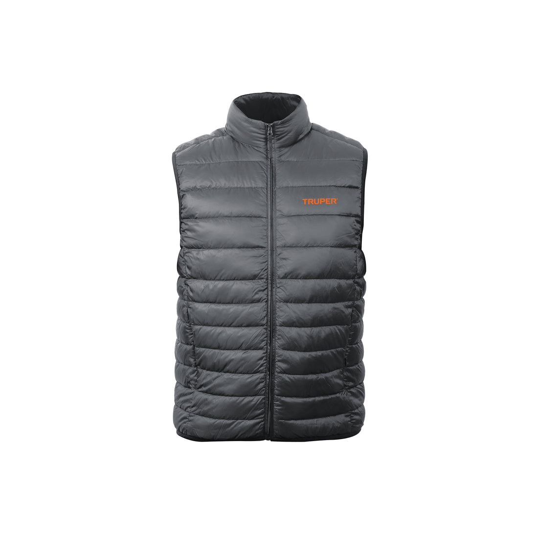 CHA-GC-M Chaleco de plumas ligero para hombre, gris, M, TRUPER