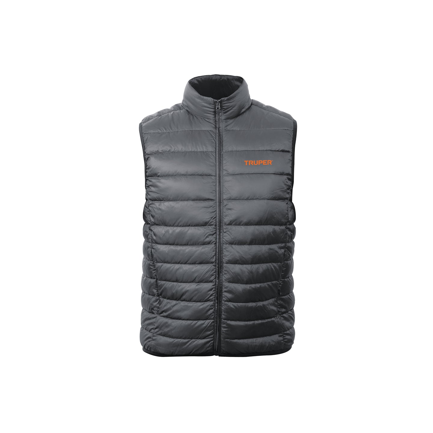 CHA-GC-M Chaleco de plumas ligero para hombre, gris, M, TRUPER