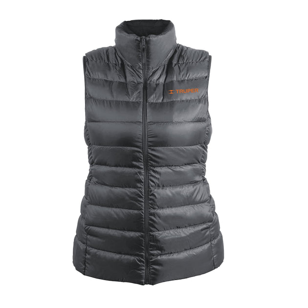 CHA-GD-C Chaleco de plumas ligero para mujer, gris, CH, TRUPER