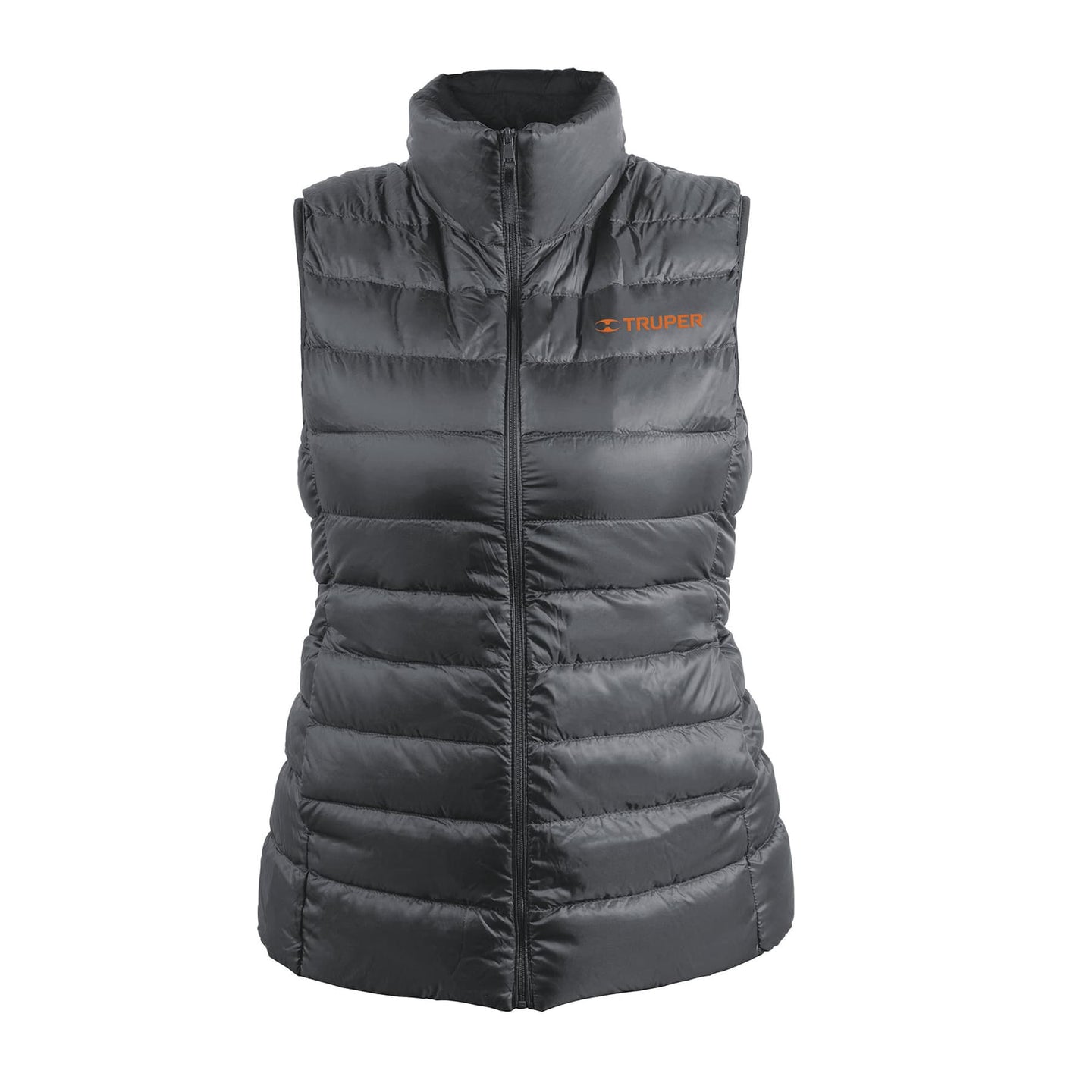CHA-GD-G Chaleco de plumas ligero para mujer, gris, G, TRUPER