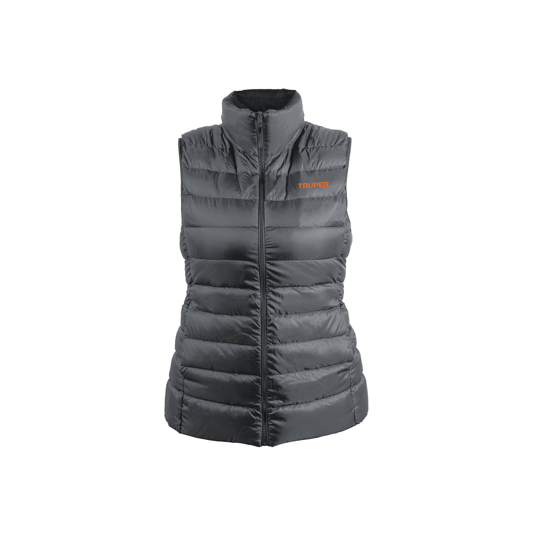 CHA-GD-M Chaleco de plumas ligero para mujer, gris, M, TRUPER