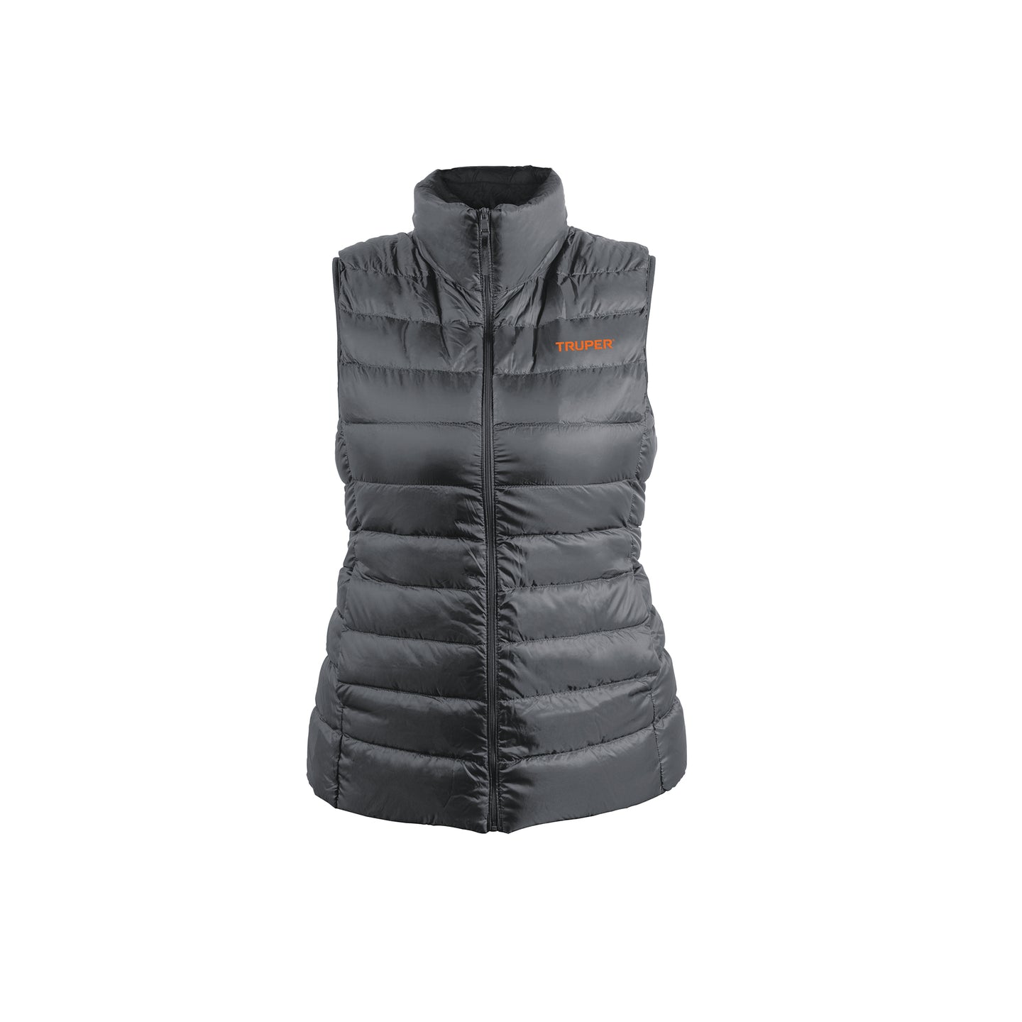 CHA-GD-M Chaleco de plumas ligero para mujer, gris, M, TRUPER