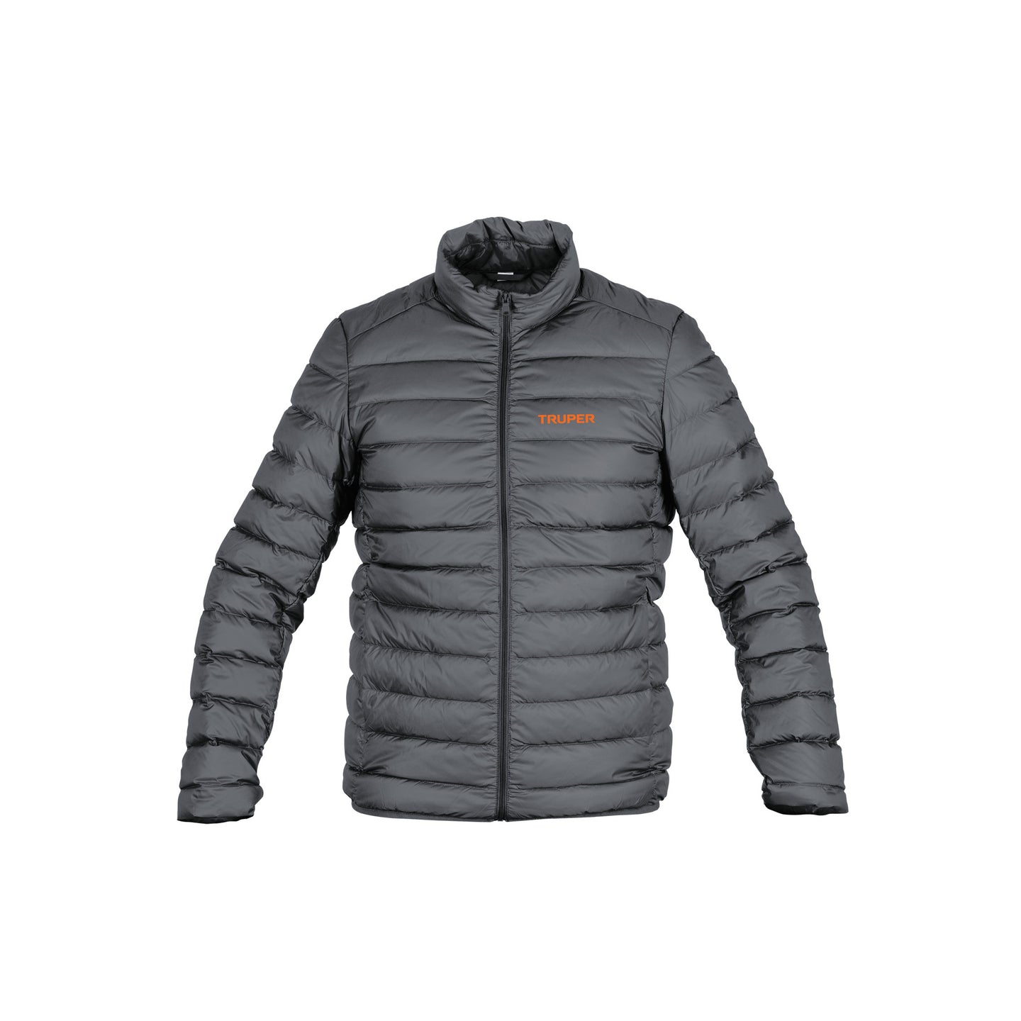 CHAM-GC-M Chamarra de plumas ligera para hombre, gris, M, TRUPER