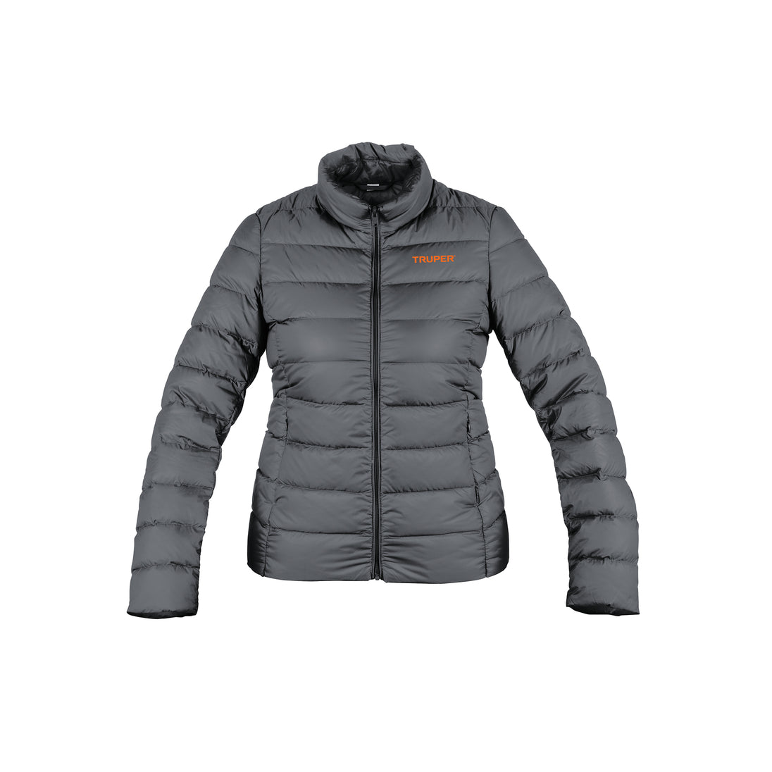 CHAM-GD-CH Chamarra de plumas ligera para mujer, gris, CH, TRUPER