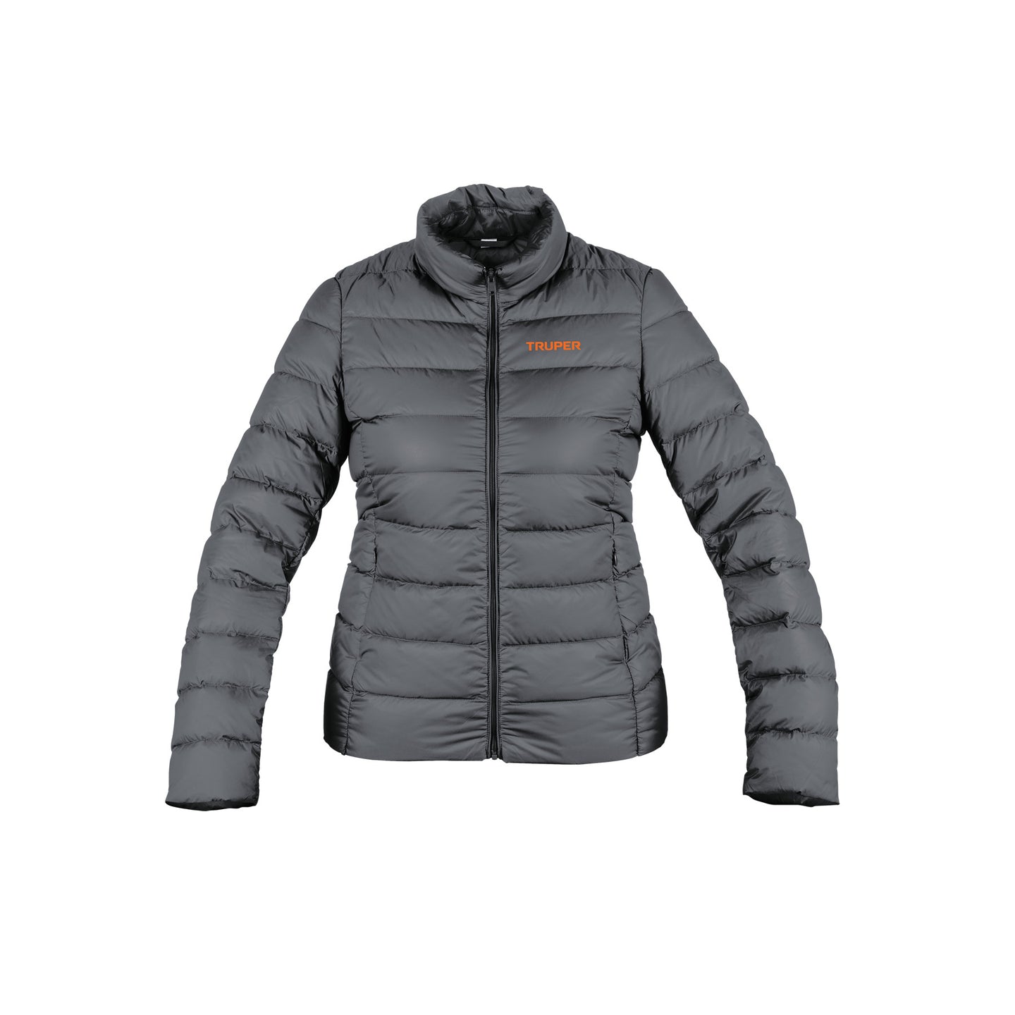 CHAM-GD-G Chamarra de plumas ligera para mujer, gris, G, TRUPER
