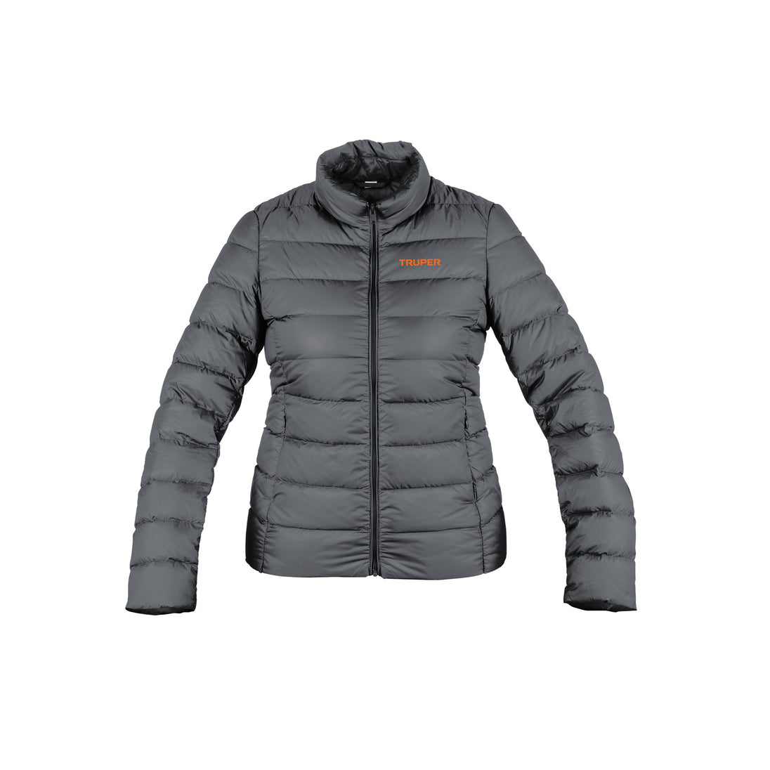 CHAM-GD-M Chamarra de plumas ligera para mujer, gris, M, TRUPER
