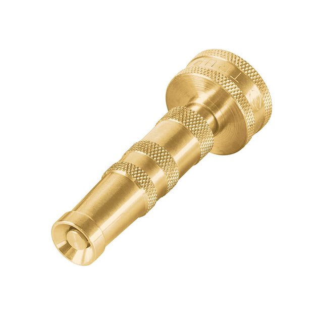 CHMA-3.5 Chiflón 3-1/2" de latón maquinado para manguera, Truper