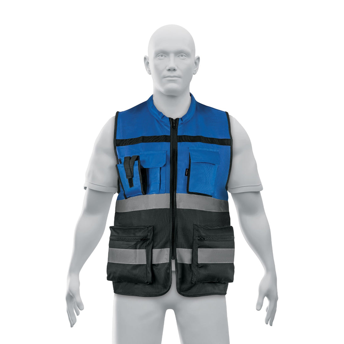 Chaleco Brigadista Pretul CHS-300A, 100% poliéster, visibilidad 40/150 m