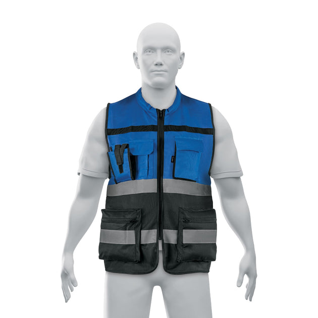 Chaleco Brigadista Pretul CHS-300A, 100% poliéster, visibilidad 40/150 m