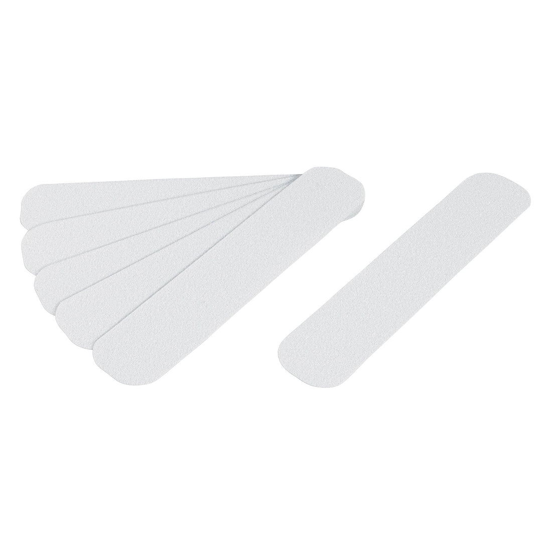 CIA-02B Tarjeta 6 tiras 23cm antiderrapantes blancas 50mm c/abrasivo