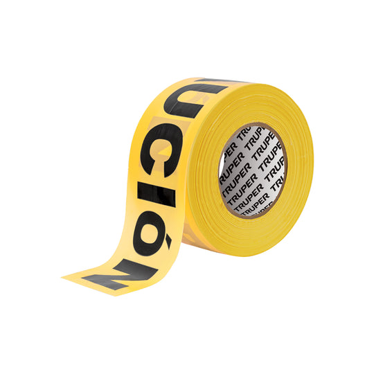 CIDE-301 Rollo de 305 m de cinta delimitadora "Precaución", Truper