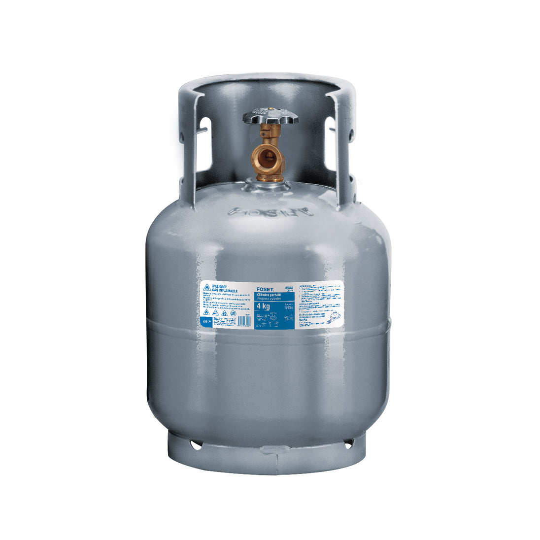 CILG-4 Cilindro portátil para gas LP, 4kg (9lb) FOSET
