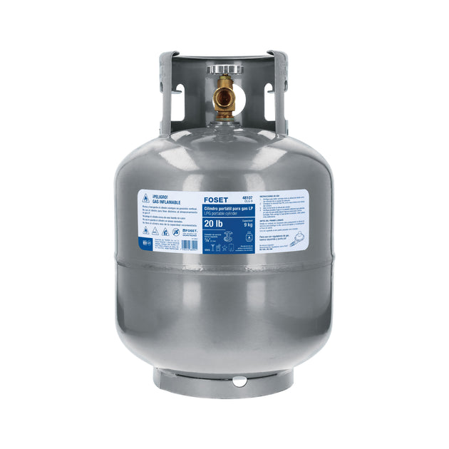 CILG-9 Cilindro portátil para gas LP, 20lb (9kg) FOSET