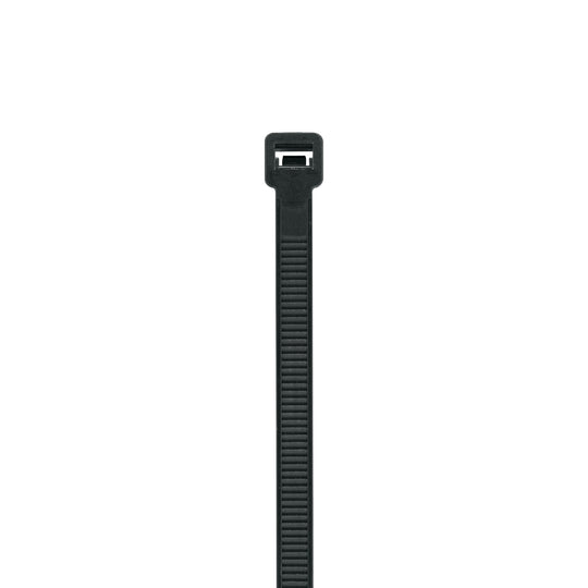 CIN-12030N Bolsa con 10 cinchos plásticos 120 lb, 300 x 7.5 mm, negros