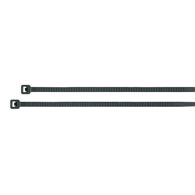 CIN-1815N Bolsa con 100 cinchos plásticos 18 lb, 150x2.5 mm, negros