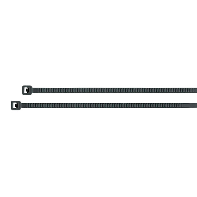 CIN-1820N Bolsa con 100 cinchos plásticos 18 lb, 200x2.5 mm, negros