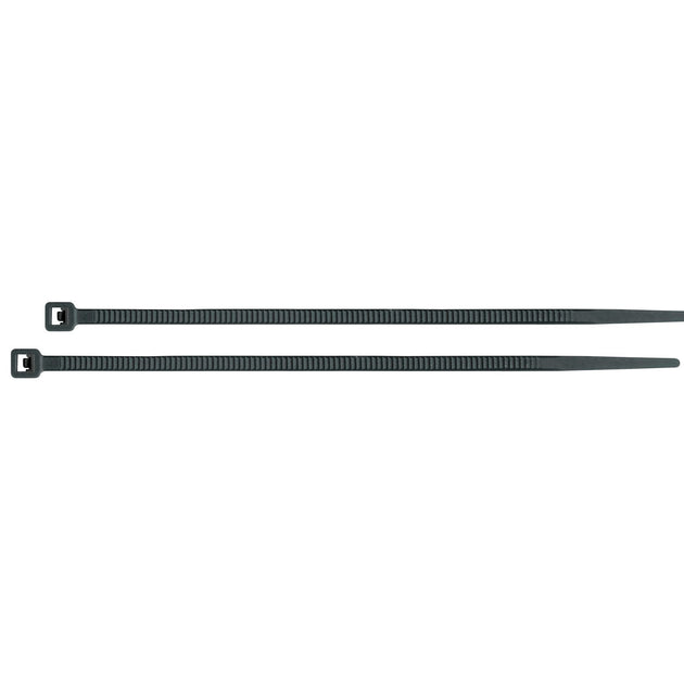 CIN-5035N Bolsa con 25 cinchos plásticos 50 lb, 350x4.5 mm, negros