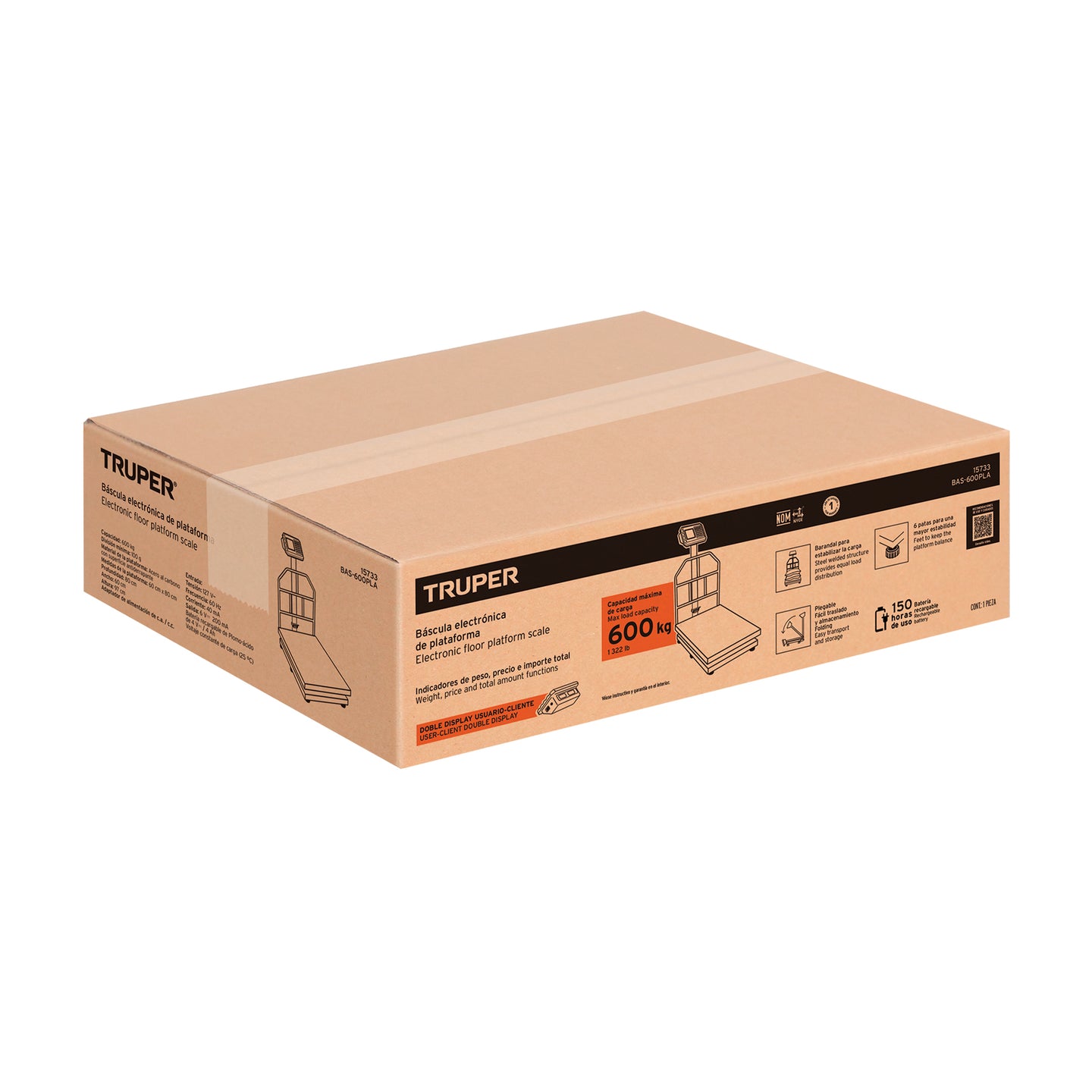 CJ-BAS-600PLA Caja de empaque de repuesto para BAS-600PLA, TRUPER