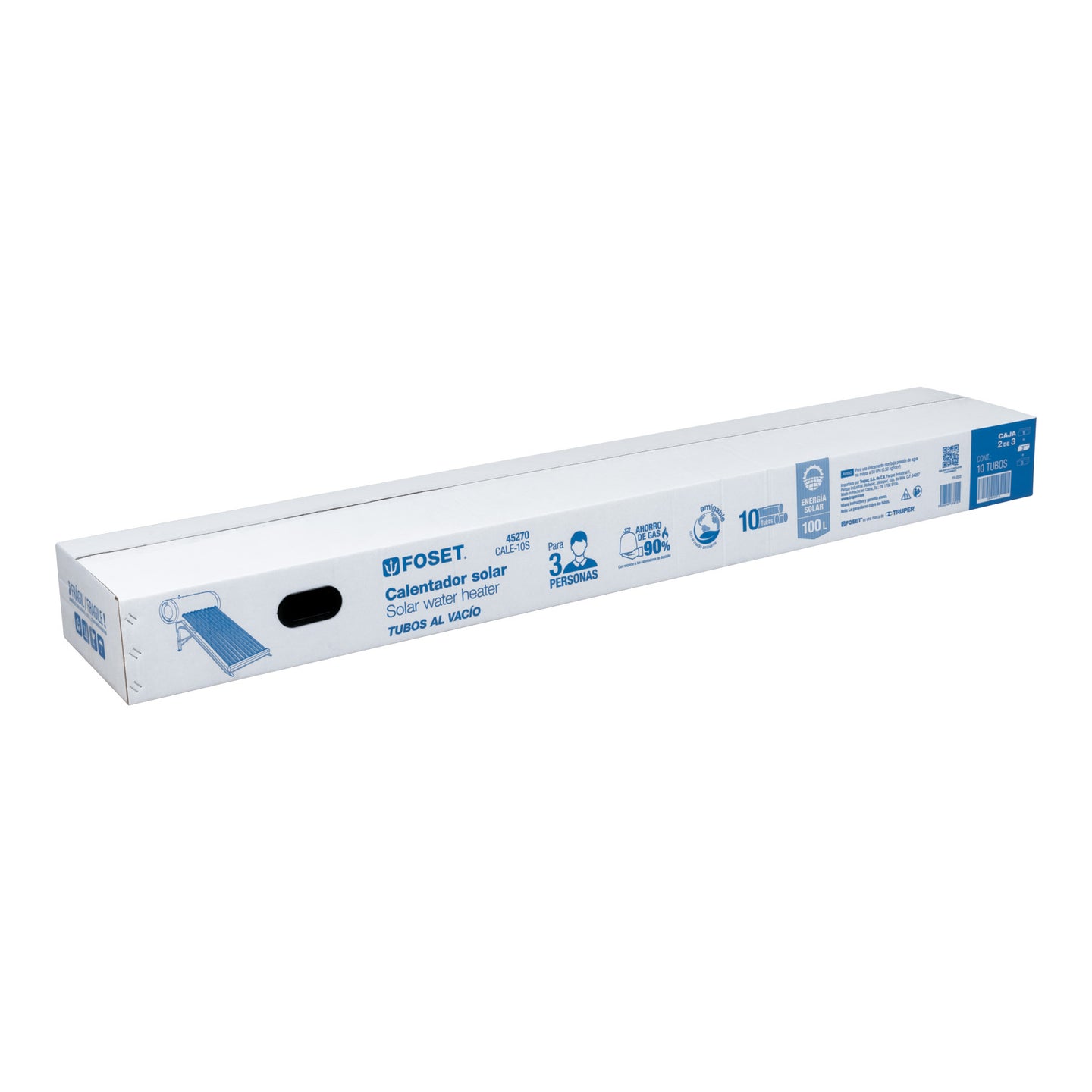 CJ-CALE-10S-2 Caja de empaque de repuesto para tubos CALE-10S, FOSET