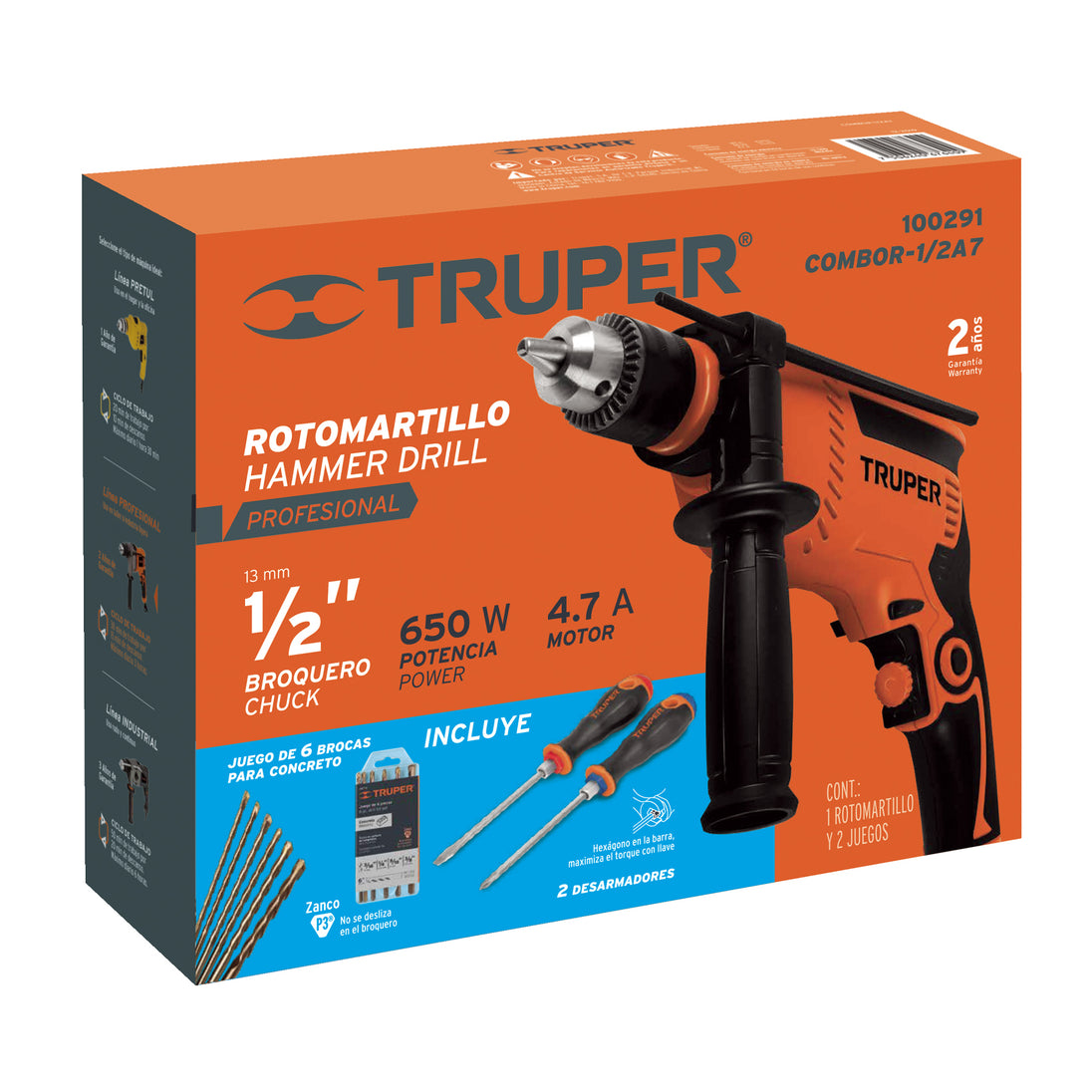 CJ-COMBOR-1/2A7 Caja de empaque de repuesto para COMBOR-1/2A7, Truper