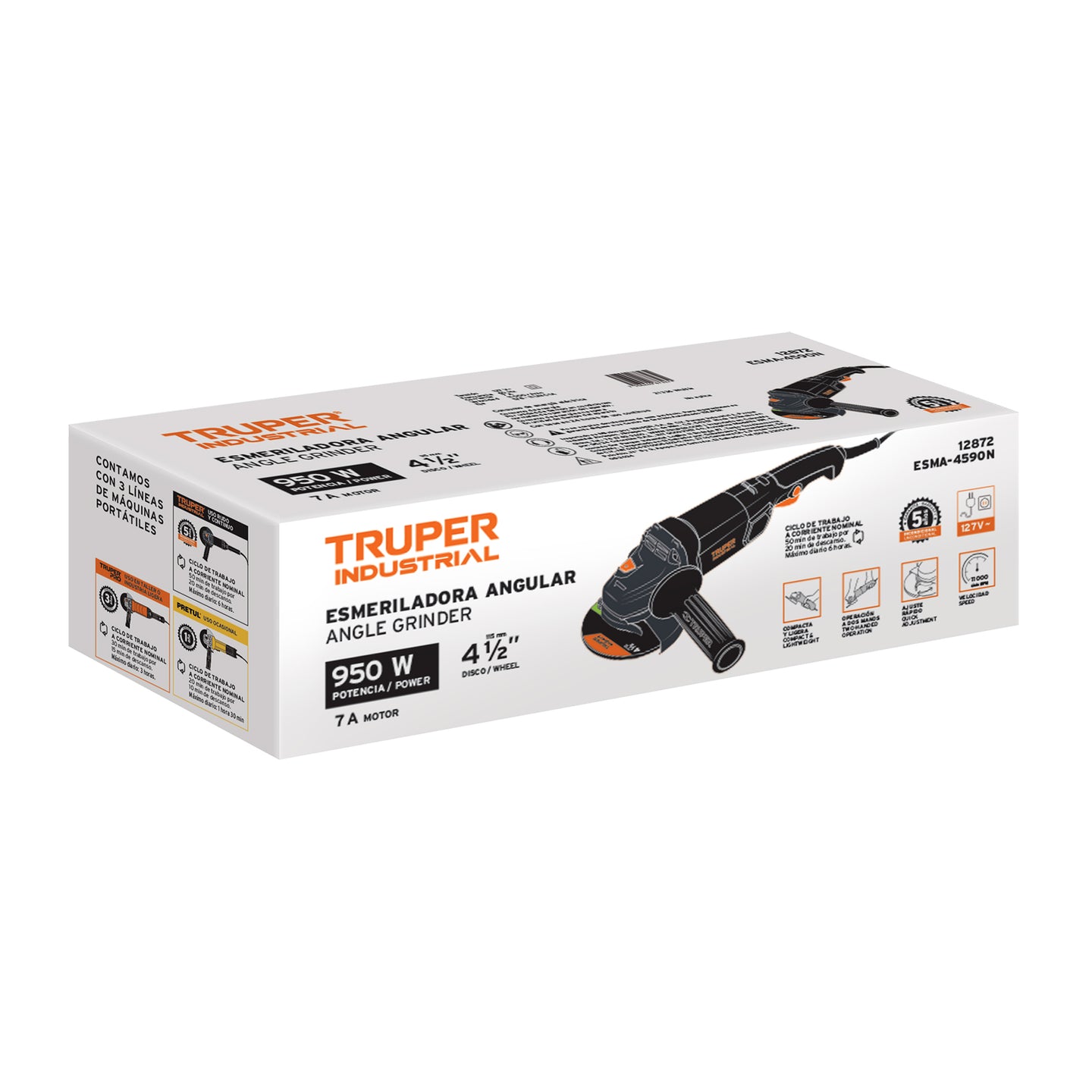 CJ-ES-4590N Caja de empaque de repuesto p/ ESMA-4590N, TRUPER INDUSTRIAL