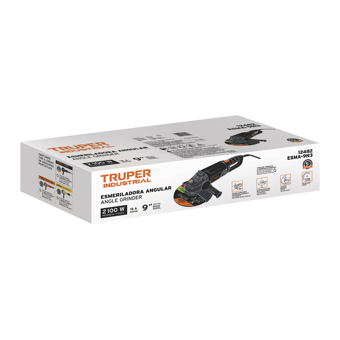 CJ-ES-9N3 Caja de empaque de repuesto para ESMA-9N3, TRUPER INDUSTRIAL