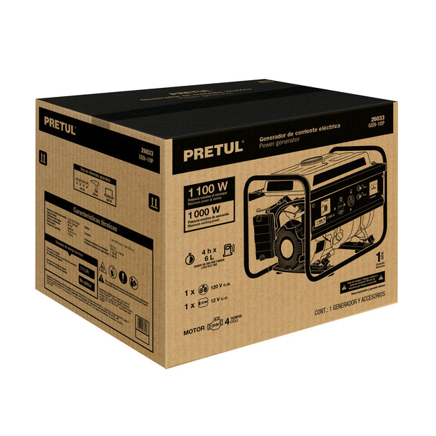 CJ-GEN-10P Caja de empaque de repuesto GEN-10P, PRETUL