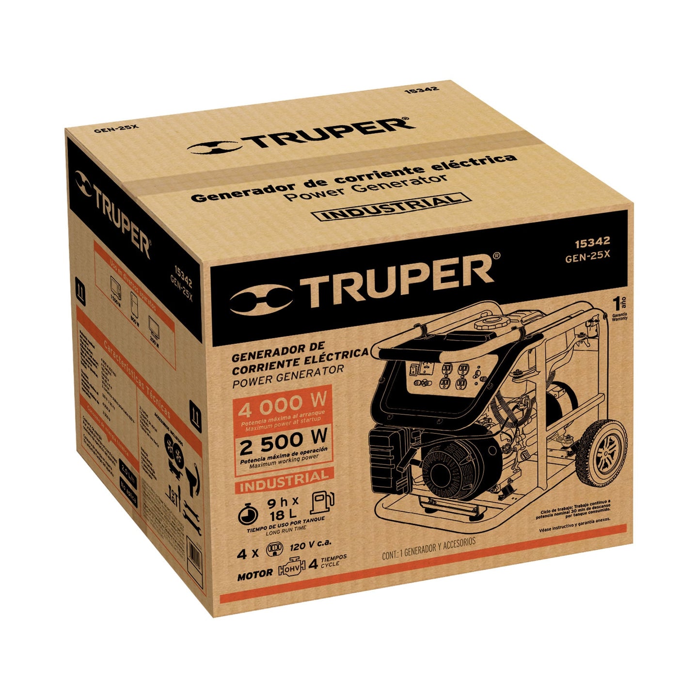 CJ-GEN-25X Caja de empaque de repuesto para GEN-25X, Truper