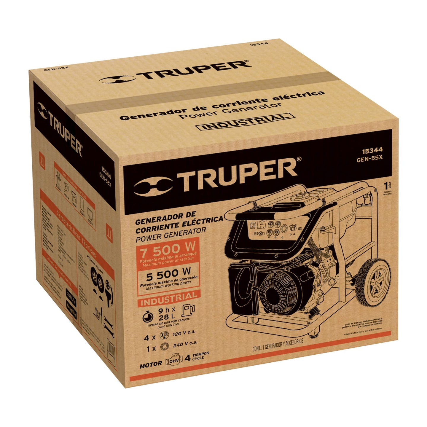 CJ-GEN-55X Caja de empaque de repuesto para GEN-55X, Truper