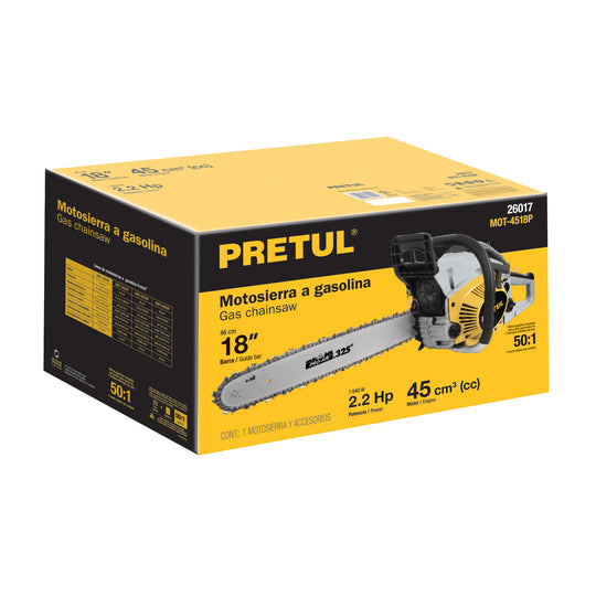 CJ-MOT-4518P Caja de empaque de repuesto para MOT-4518P, PRETUL