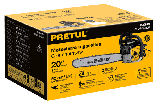 CJ-MOT-5220P Caja de empaque de repuesto para MOT-5220P, PRETUL