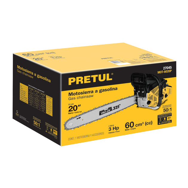 CJ-MOT-6020P Caja de empaque de repuesto para MOT-6020P, PRETUL