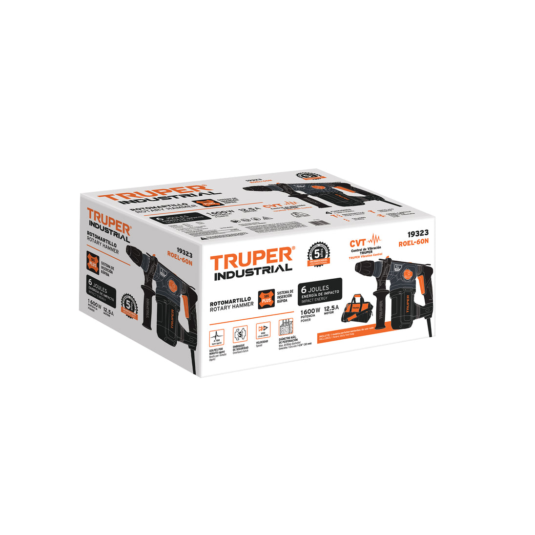 CJ-ROEL-60N Caja de empaque de repuesto para ROEL-60N, TRUPER INDUSTRIAL