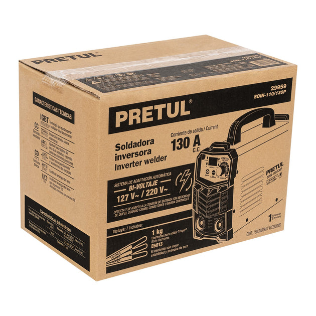 CJ-SOIN-110/130P Caja de empaque de repuesto para SOIN-110/130P, PRETUL