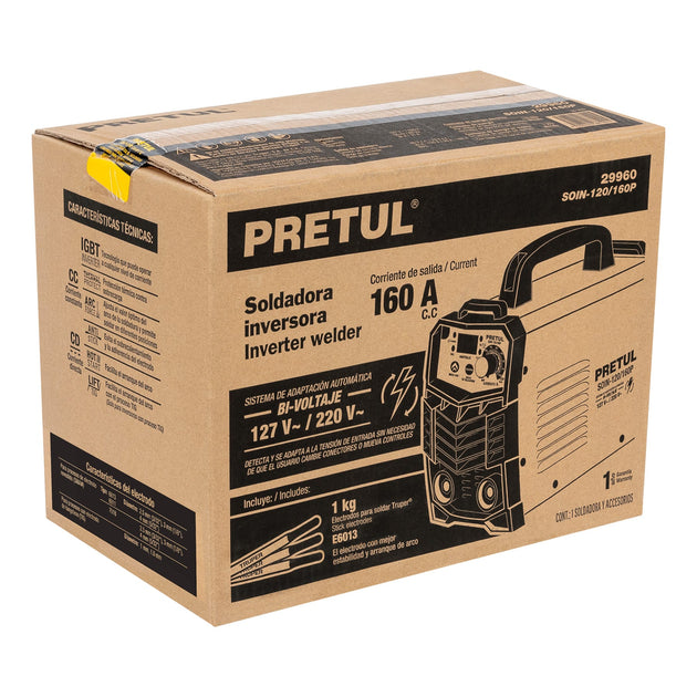CJ-SOIN-120/160P Caja de empaque de repuesto para SOIN-120/160P, PRETUL