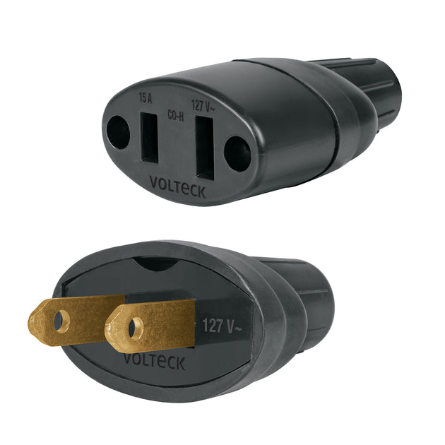 CL-COH Clavija y contacto de PVC, bolsa con 2 piezas, Volteck