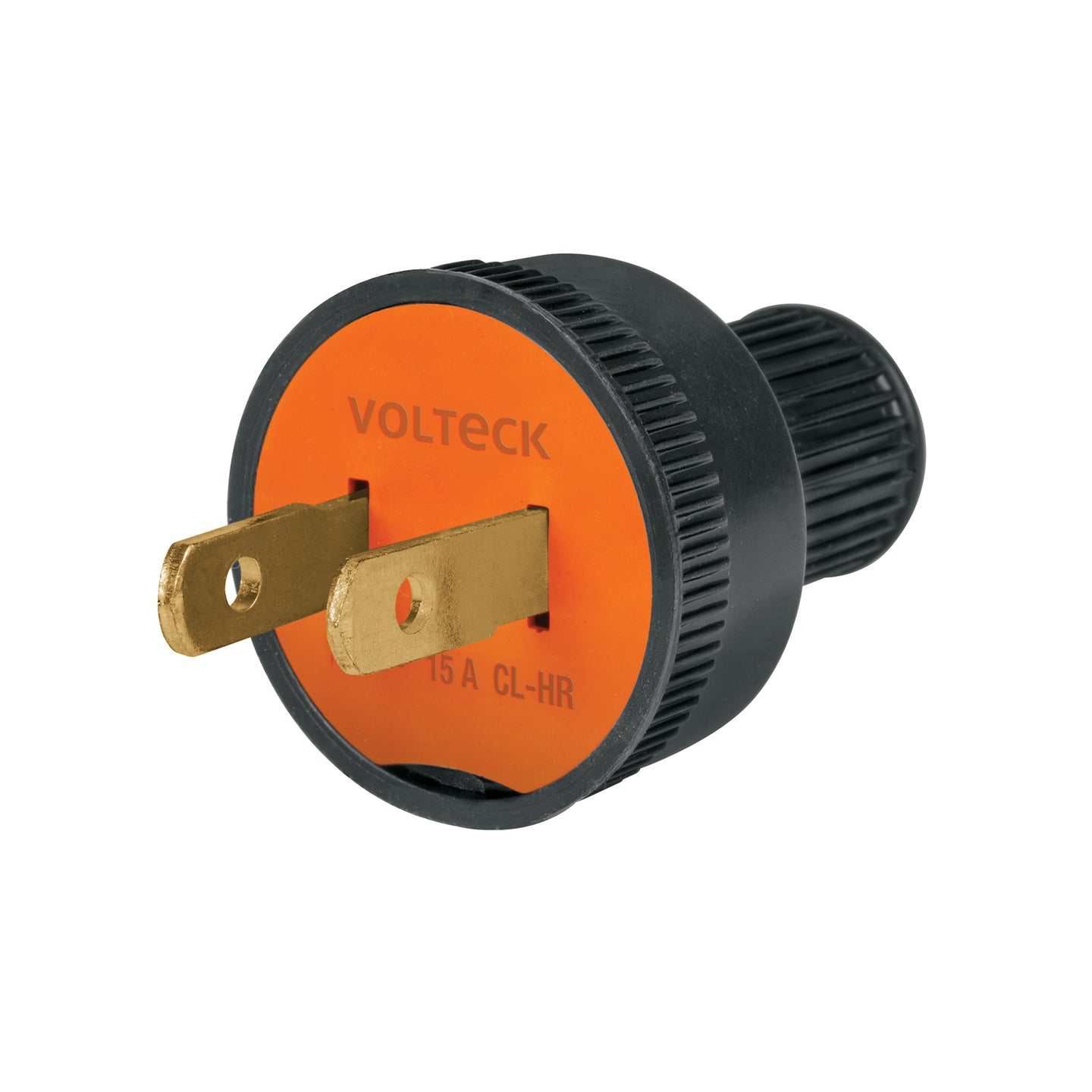 CL-HR 2 Clavijas no polarizadas redondas de PVC, Volteck