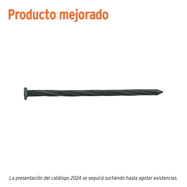 CLC-3-1/2N Bolsa con 1 kg de clavos para concreto negros 3-1/2", FIERO