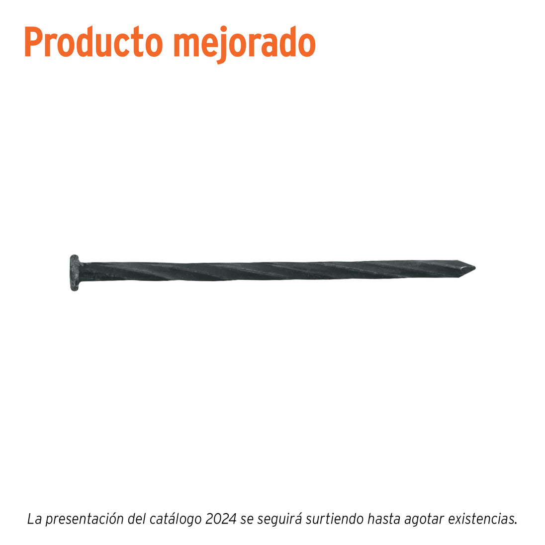 CLCG-3-1/2N Kilo de clavos para concreto 3-1/2" negros, caja de 25 kg