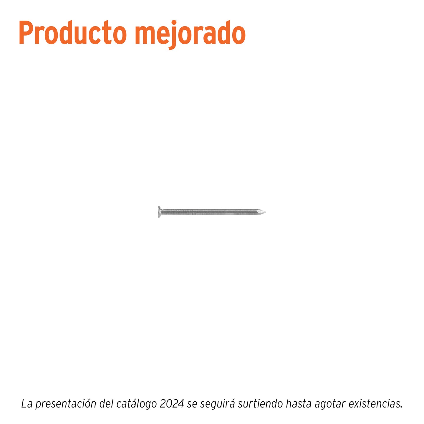 CLE-1-1/2B Bolsa con 1 kg de clavo estándar 1-1/2" con cabeza, FIERO