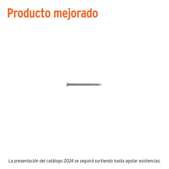 CLE-1-1/4B Bolsa con 1 kg de clavo estándar 1-1/4" con cabeza, FIERO