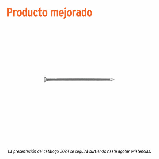 CLE-2-1/2 Kilo de clavo standard 2-1/2" con cabeza en caja de 25 kg