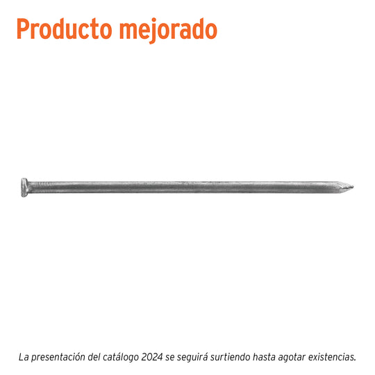 CLE-5 Kilo de clavo estándar 5" con cabeza en caja de 25 kg, FIERO