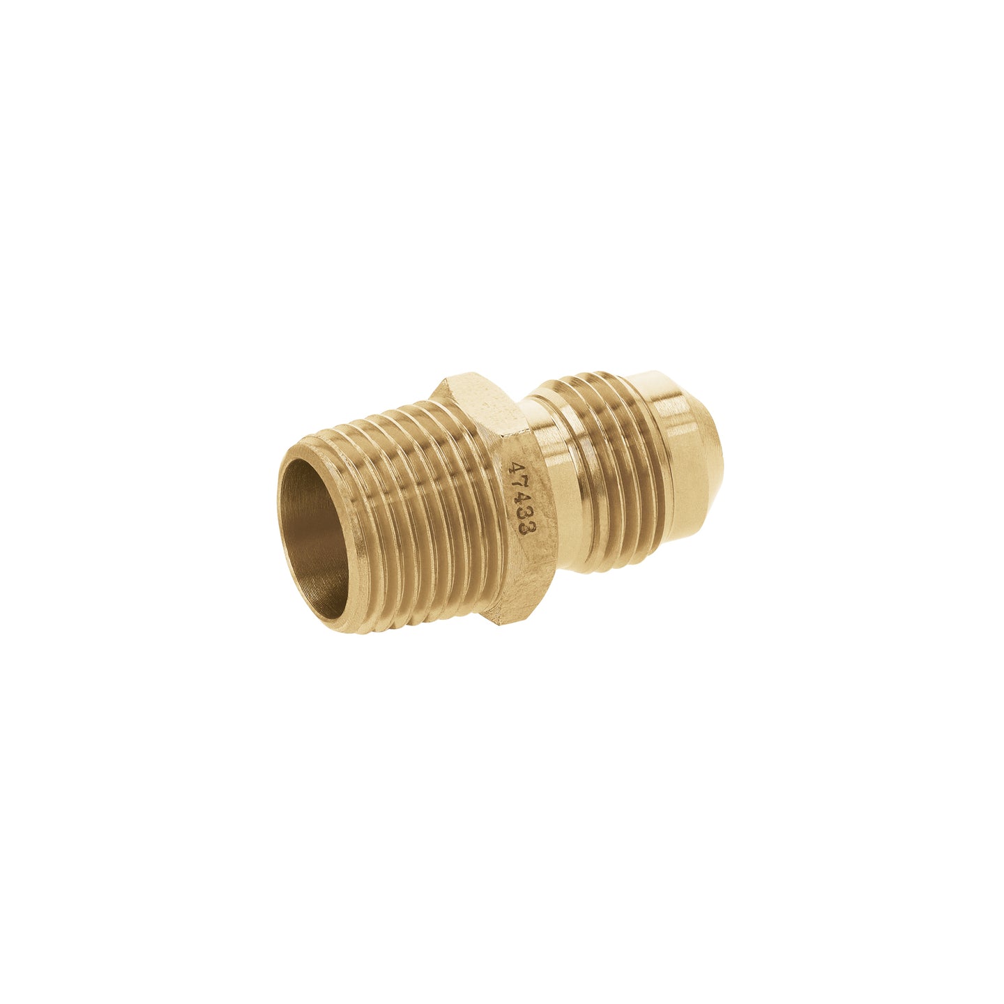 CLG-411 Niple terminal de latón de 3/8" X 3/8", FOSET
