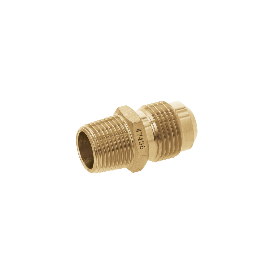 CLG-414 Niple terminal de latón de 1/2" X 3/8", FOSET