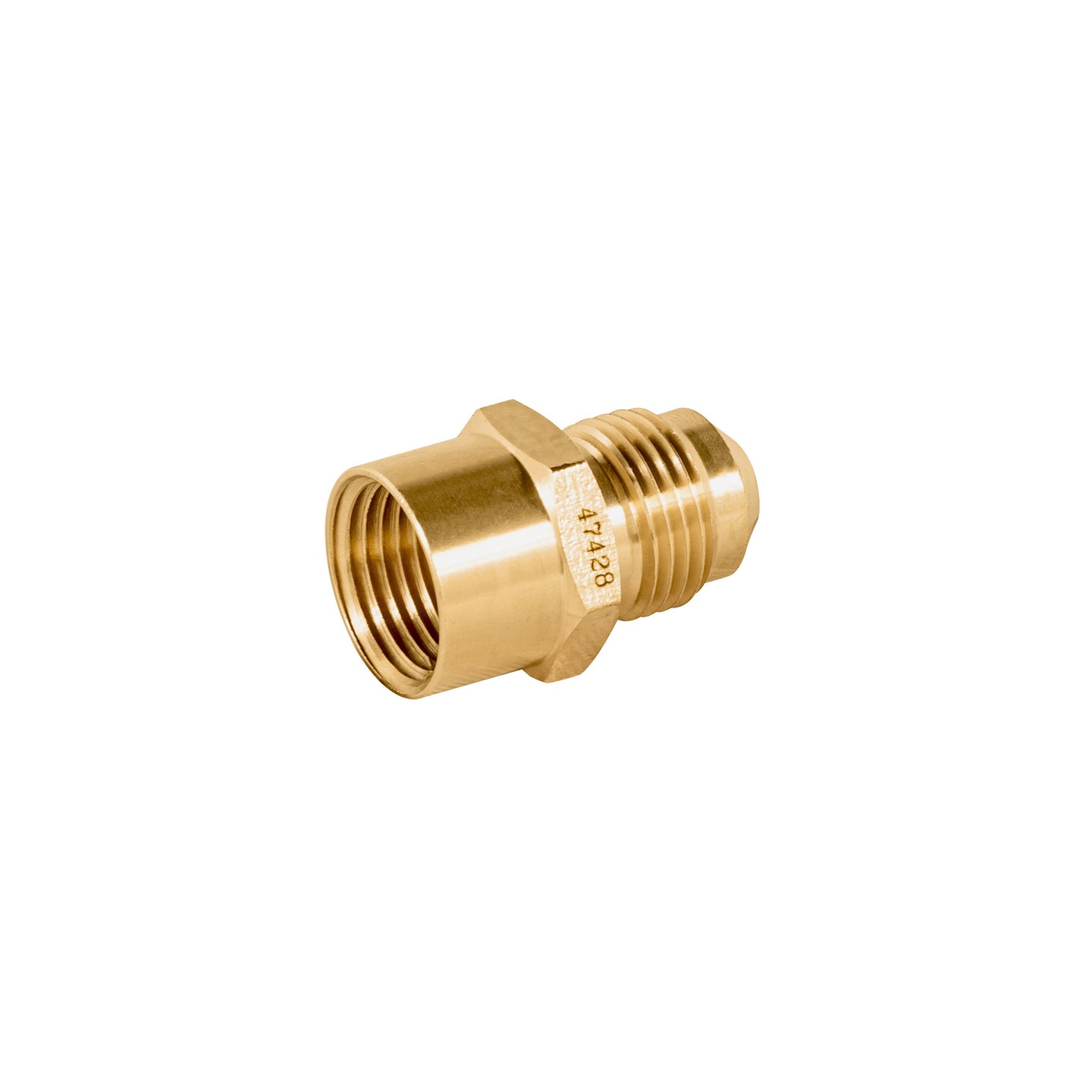 CLG-491 Niple campana de latón de 3/8" X 3/8", FOSET